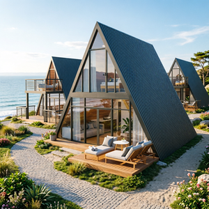 Cabaña Prefabricada Moderna en Forma de A para Hotel de Montaña, Área de Camping y Vivienda Compacta de Lujo para Exteriores - Product Image 1