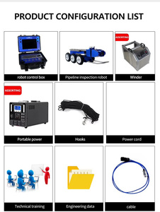 หุ่นยนต์ตรวจสอบท่อสแตนเลส K20 จากโรงงานผู้ผลิตโดยตรง พร้อมกล้องตรวจสอบท่อระบายน้ำสำหรับงานสำรวจท่อระบายน้ำ ท่ออ่างล้างหน้า และอุโมงค์ - Product Image 5