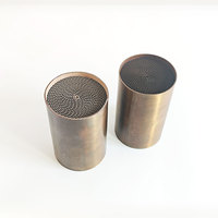 Convertisseur catalytique à trois voies pour moto à haut rendement énergétique 100/200/300/400/600 CPSI avec revêtement Pt Pd Rh