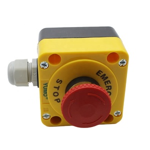 YUMO SDL16-JBPC1CH29 Bouton poussoir boîte de contrôle avec 1 tête de champignon rouge - Product Image 4