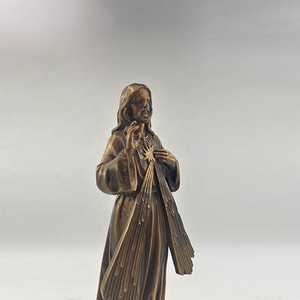 Statua Personalizzata in Poliresina Dorata di Gesù della <span class=keywords><strong>Divina</strong></span> Misericordia - Product Image 6