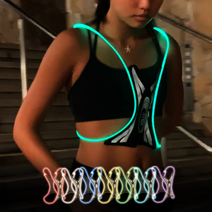 Chứng Khoán Sẵn Sàng Xách Tay Không Thấm Nước Rgb-Ánh Sáng Có Thể Sạc Lại Một Kích Thước Phù Hợp Tất Cả Cho Xe Đạp Cưỡi LED Ánh Sáng An Toàn Chạy LED Phản Quang - Product Image 4