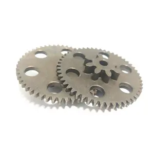 Factory Custom Metal Powder Metallurgy Durable Harden Steel Double Gears