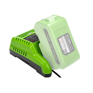 Chargeur de batterie rapide avec indicateur LED GLB-40V pour Greenworks 40V batterie Lithium-ion 29472 29727 G40B4 G40B6 - Product Image 5