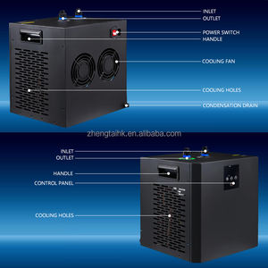 Refroidisseur d'eau pour aquarium de 330 W, 100 L, écologique, réservoir à poissons, pièces en plastique et en titane durables, système de réfrigération à économie d'énergie - Product Image 2