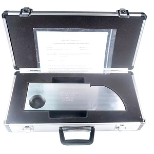 TMTECK Bloc d'étalonnage ultrasonique manuel en aluminium de type V1, version en pouces IIW-Type 1 - Product Image 3