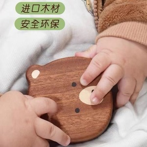 Caja de madera con forma de oso para guardar los dientes de leche del bebé, con espacio para guardar el cordón umbilical y el cabello, para recuerdos del bebé. - Product Image 2