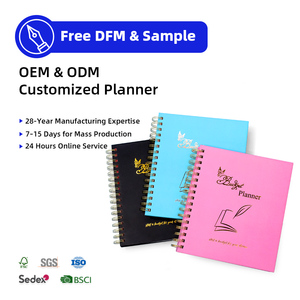 Agenda quotidien 2026, papier recyclé écologique, agenda kawaii avec autocollants pour enfants, suivi du <span class=keywords><strong>budget</strong></span>, des habitudes et de l'humeur - Product Image 1