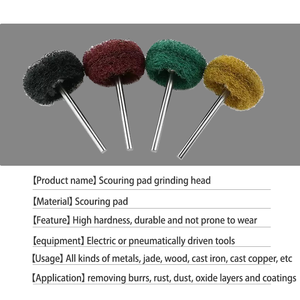 Disco de Pulido de Fibra de Nailon Abrasivo de Dureza Media de 25x15x3 mm, OEM, de Cambio Rápido, para Pulido Detallado y Acabado - Product Image 4