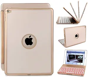 Aluminium Smart Folio Keyboard Case Voor Ipad Air / 2017 Nieuwe Ipad/2018 Nieuwe Ipad 9.7 Keyboard Case