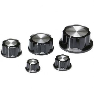 BONENS MF-A03 Bouton de potentiomètre en bakélite, interrupteur, trou intérieur 6MM, noir, Guangdong - Product Image 1