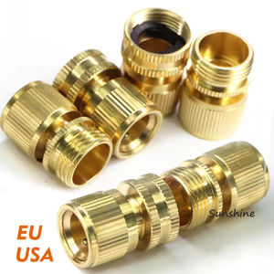 Conector Rápido de Latón SS de 1/2 3/4 Pulgadas, Conector para Pistola de Agua de Jardín, Lavadora de Autos, Adaptador de Grifo de Manguera de Jardín Macho/Hembra, UE - Product Image 4