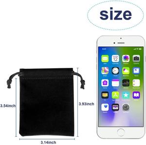 Pochettes blanches personnalisées à cordon pour emballage de bijoux cosmétiques Sacs d'emballage cadeau-Vente en gros de logo personnalisé OEM/ODM disponible quotidiennement - Product Image 6