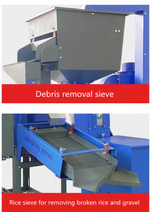 Máy xay xát gạo thương mại với màn hình rung để loại bỏ tạp chất/Máy Xay Gạo điện gạo Hush Peeler - Product Image 4