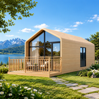 Maison préfabriquée modulaire moderne et populaire, petite maison portable pour la vie en famille, maison mobile sur le marché européen