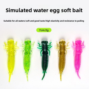 <span class=keywords><strong>เหยื่อ</strong></span>ปลอม PVC ร้อน 7 ซม. 2 กรัม รูปทรงกุ้ง แมลงปอ ลูกแมลงไบโอนิค สำหรับตกปลาชะโด - Product Image 2