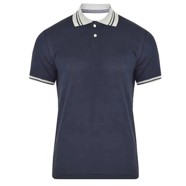 최고의 품질 남성 폴로 셔츠 최신 스타일 단색 폴로 셔츠 | OEM 코튼 PK 셔츠