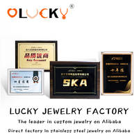 LUCKYDG Fabricants de Bijoux OEM ODM Vente en Gros Personnalisée Bijoux de Mode Fins Colliers Boucles d'Oreilles Bagues Bracelets pour Femmes et Hommes