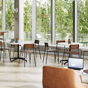 Nuevas Llegadas 2025: Mesa y Silla Contemporáneas para Restaurante/Cafetería, Mesa con Tablero de Madera, Muebles para Restaurante/Cafetería - Product Image 3