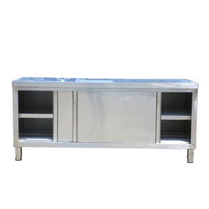 Tavolo <span class=keywords><strong>da</strong></span> <span class=keywords><strong>lavoro</strong></span> professionale in acciaio inox con armadio <span class=keywords><strong>cucina</strong></span> pesante <span class=keywords><strong>isola</strong></span> NSF Standard <span class=keywords><strong>banco</strong></span> <span class=keywords><strong>da</strong></span> <span class=keywords><strong>lavoro</strong></span> - Product Image 2