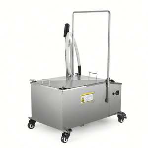 Vevor Chine Sihao les derniers nouveaux produits 40L 80LBS filtre à huile système de filtration d'huile filtre de friteuse avec couvercle en acier inoxydable 110V - Product Image 6