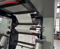 Machine d'impression flexographique pour gobelets en papier, sacs en papier, boîtes en papier, 150 m/min, largeur de couleur personnalisable