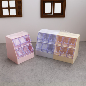 <b>Mini</b> simulation supermarket candy rack storage box storage rack playing house miniature scene doll house small ornament toy - Product Image 1