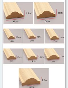 Moulures décoratives modernes en <span class=keywords><strong>bois</strong></span> massif chinois, résistantes à l'humidité, <span class=keywords><strong>pour</strong></span> plafonds, murs de fond, couronnes de portes et corniches <span class=keywords><strong>pour</strong></span> meubles et armoires - Product Image 4