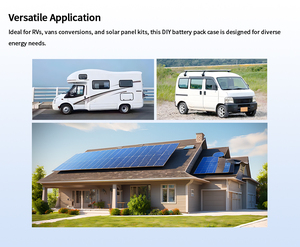 Boîtier de batterie au lithium LVNOON avec logo personnalisé 48V 51.2V, capacité 5kWh 10kWh 15kWh, pour stockage d'énergie solaire domestique - Product Image 6