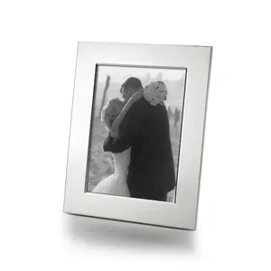 Wonderfully 5x7 Inch Home Decor Memories Photo Frame Everlasting Metal Iron Silver Plated Picture Frame