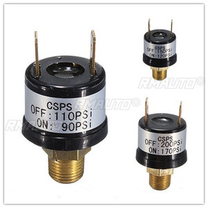Pressostat de compresseur d'air 12V 3.5A pour klaxon, pression nominale 90-110PSI 120-150PSI 170-200PSI - Product Image 1