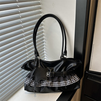 Nouveau sac fourre-tout simple été 2026, petit sac à bandoulière coréen pour filles, sac de bras pour femmes