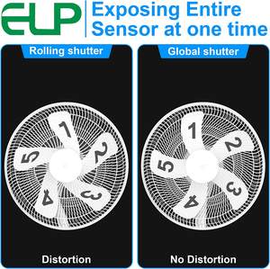 Módulo de Cámara USB ELP de 2MP 1200P con Obturador Global, Gran Angular de 120 Grados, 90FPS, Placa de Cámara Web de Alta Velocidad para Captura de Movimiento - Product Image 4