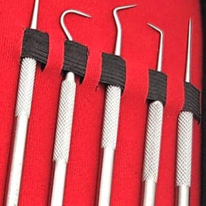 Kit d'instruments dentaires de qualité supérieure, outils de nettoyage des dents, sondes en acier inoxydable, instruments de soins bucco-dentaires, OEM, étiquette privée - Product Image 6