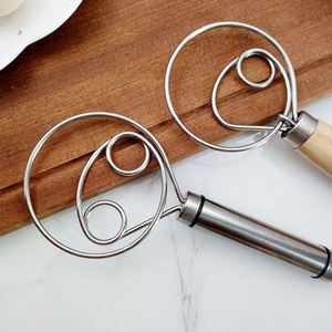 ที่ตีแป้งแบบมือ ทรงกลม <span class=keywords><strong>ส</strong></span>ำหรับตีไข่ ตีแป้งเค้ก ขนมปัง บิ<span class=keywords><strong>ส</strong></span>กิต แป้งเดนิช - Product Image 3