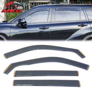 Pare-soleil et pare-pluie en acrylique pour Toyota Highlander 20-25, à installer dans les canaux des fenêtres - Product Image 1