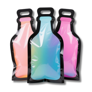 Bolsa de Plástico para Palomitas de Maíz con Forma Personalizada, Grado Alimenticio, con Cierre de Cremallera y Muesca de Apertura, para Regalos y Snacks - Product Image 4