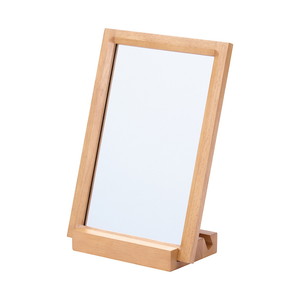 Tùy Chỉnh Hình Chữ Nhật Keo Gương Với Đứng Khung Gỗ Máy Tính Để Bàn Gương Đứng Miễn Phí Gương - Product Image 4