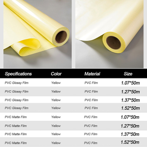 <span class=keywords><strong>Película</strong></span> Autoadhesiva de PVC Transparente Blanca y Amarilla, Resistente al Agua, Laminada en Frío, Brillante y Mate - Product Image 3