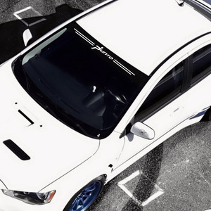 JDM Windshield Vinyl Stickers <strong>Cars</strong> Sport Styling Window Customized Stripe <strong>Decal</strong> Accessories <strong>Japanese</strong> <strong>Car</strong> EVO Auto UV Proof Decor