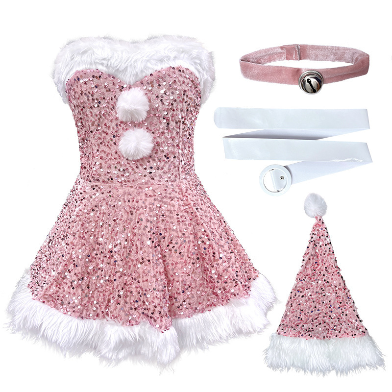 Pink [Dress + Hat + Belt]