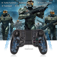 Turbo para Joysticks de Gamepad Inalámbricos para P3 y para P4 con Motor de Vibración, Accesorio de Controlador