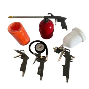 Juego Profesional de 4 Pistolas de Pulverización Neumáticas de Alta Atomización - Pulverizador de Pintura por Gravedad para Retoques Automotrices - Product Image 1