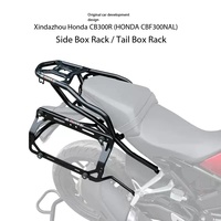 Nouveau Qunwei pour CB300R : Protection de Pare-chocs et Porte-Bagages en Alliage d'Aluminium à Trois Boîtes – Modification