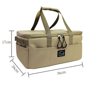900d <span class=keywords><strong>Oxford</strong></span> Cool Bags Tela cuadrada Camping Tote Almacenamiento Aislado Picnic Carry Tool Bbq Gran capacidad Impermeable 15L - Product Image 1
