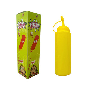 Bouteille de Ketchup en Plastique pour Farces Adultes, Jouet Amusant, Bouteille de Sauce à Presser pour <span class=keywords><strong>Blagues</strong></span>, Anti-Stress, Bouteille de Vinaigrette Amusante - Product Image 3