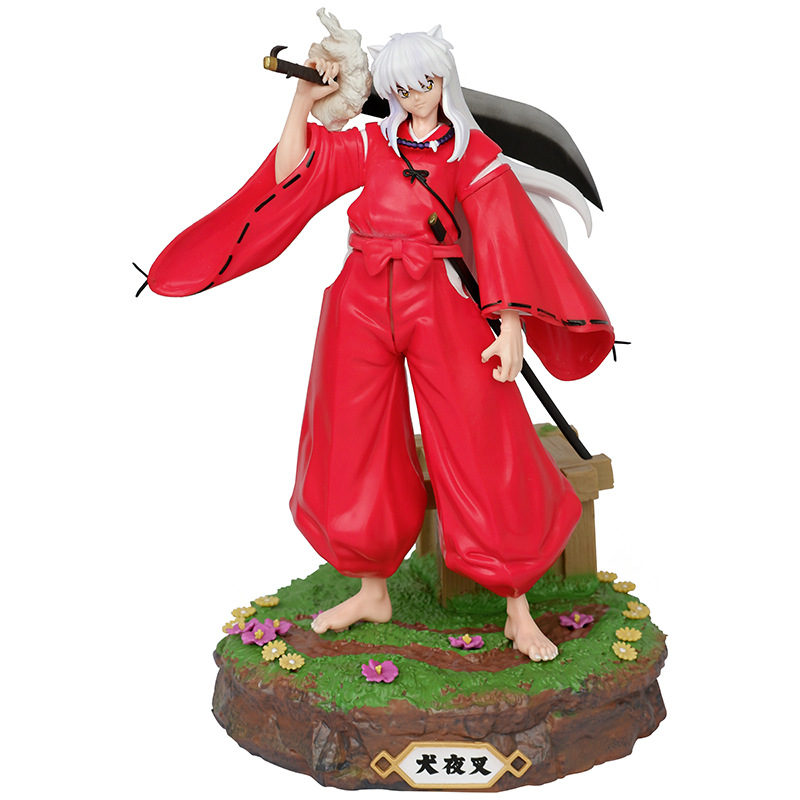26CM Inuyasha PVC Figurine – Kikyo, Sesshoumaru, Higurashi, Kagome