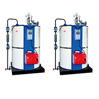 Boiler Mini api Diesel atau Gas vertikal, 100 hingga 500Kg, Boiler uap industri, Generator uap Gas kecil