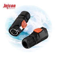 Conector Impermeable Macho/Hembra de Bloqueo Rápido 20A 300V Serie MJ20 IP67 para Iluminación Exterior OEM ODM con Cantidad de Pines Personalizable