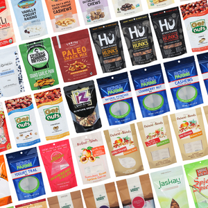 Resistente per uso alimentare Stand up custodia con cerniera per biscotti caramelle dolci giallo brillante con manico all'ingrosso sacchetti di stampa personalizzati - Product Image 2